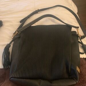 Black purse never used with long and short strap